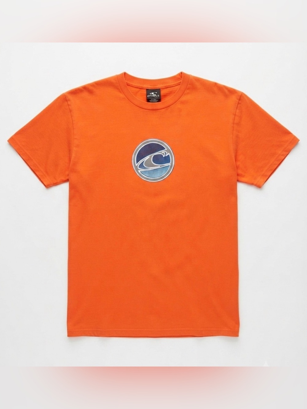 O'Neill T-Shirt Mens Orange Short Sleeve Surf Wave Logo Graphic Top⁠ Medium